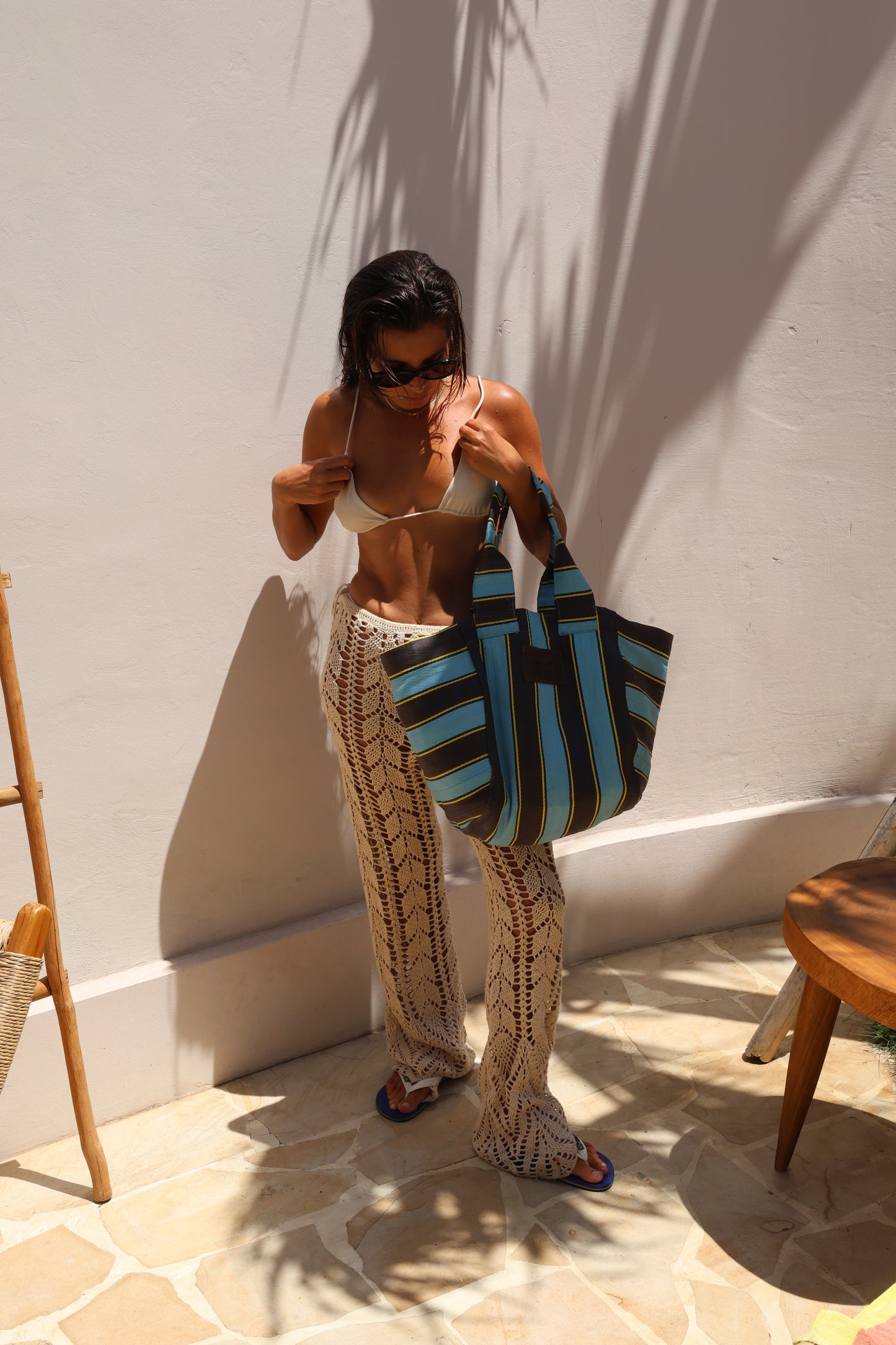 PRE ORDER: Shoulder Tote - Blue Crush
