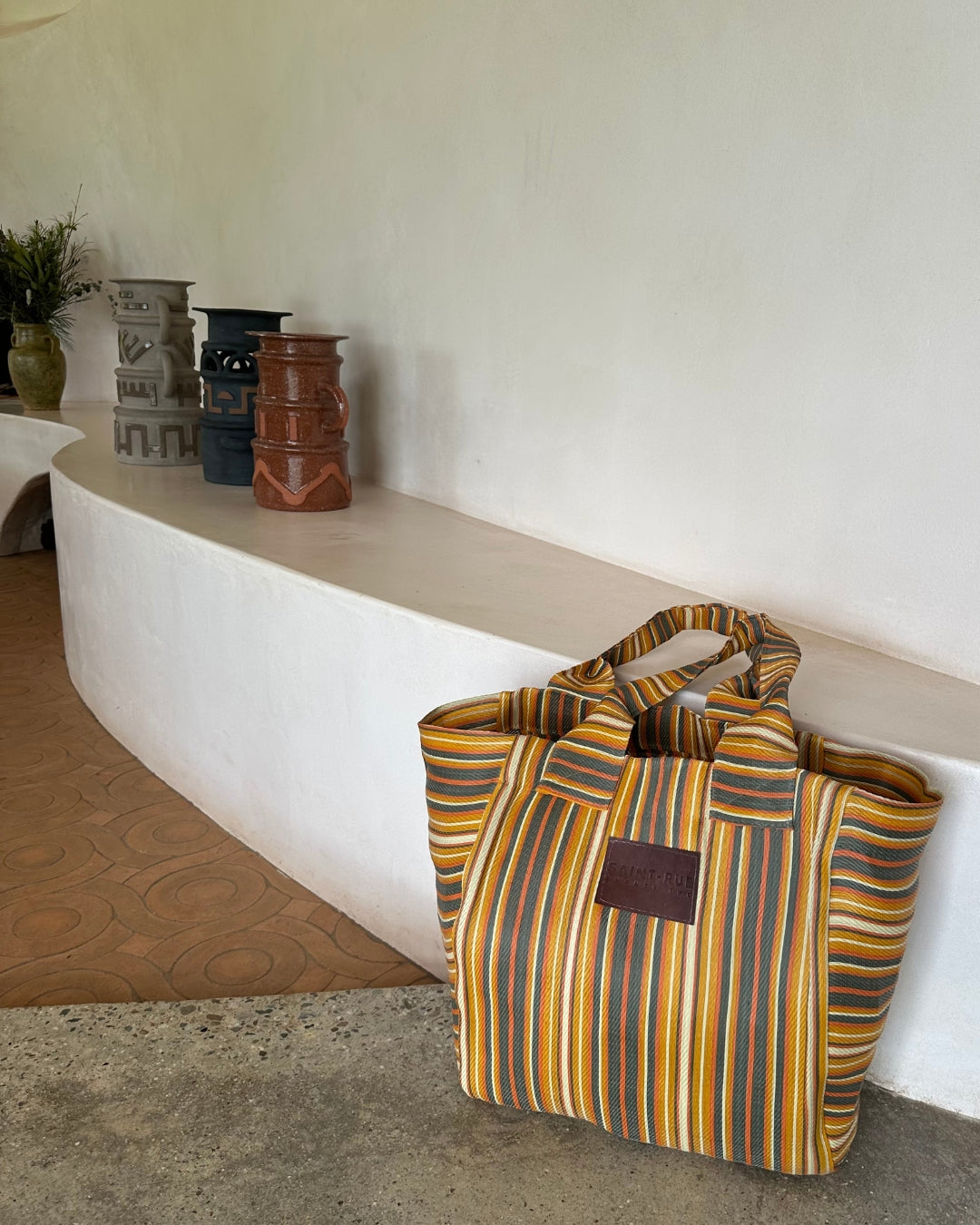 PRE ORDER: Shoulder Tote - Burnt Orange