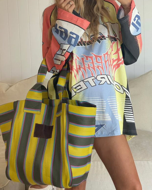 Shoulder Tote - Lemon