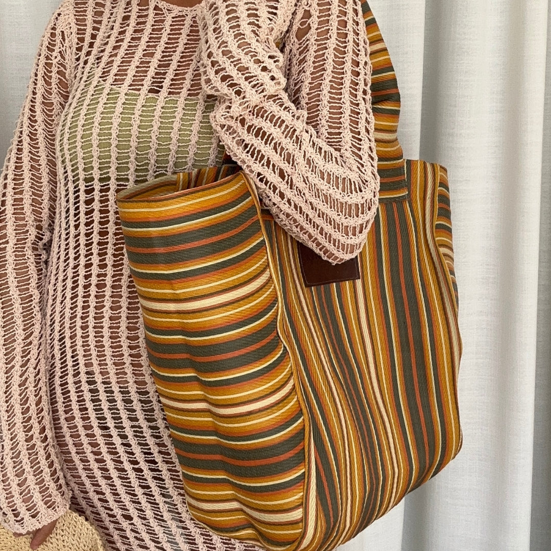 Shoulder Tote Burnt Orange