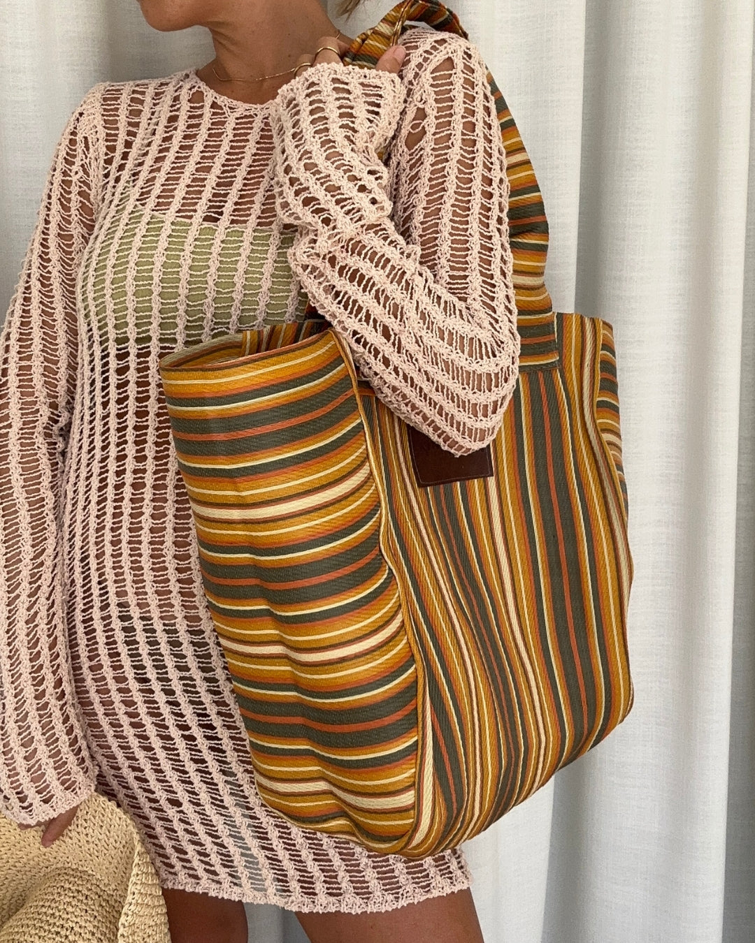 Shoulder Tote Burnt Orange