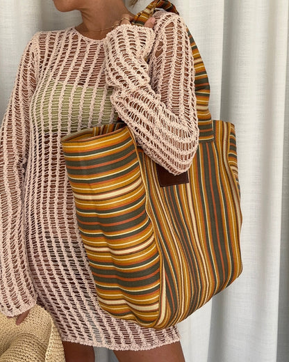 Shoulder Tote - Burnt Orange